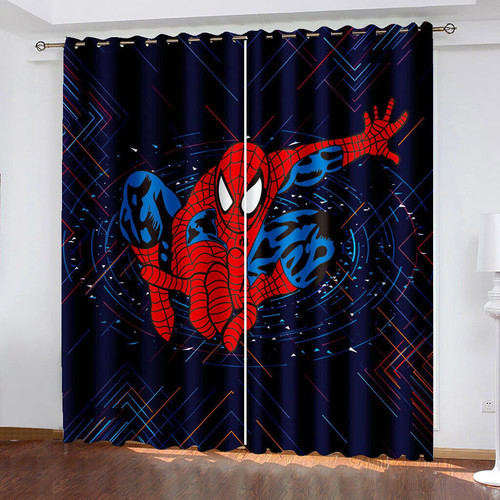 Spiderman decor curtains - decor,