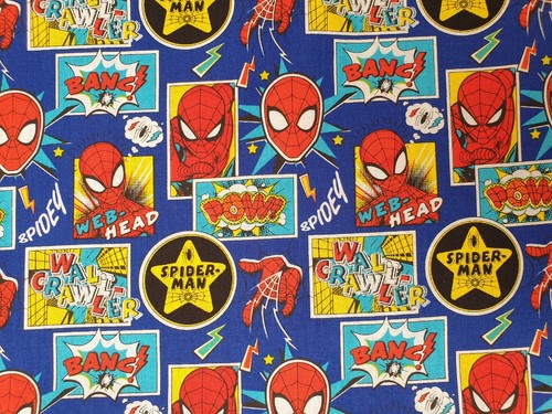 Spider man blue - spider, fabric