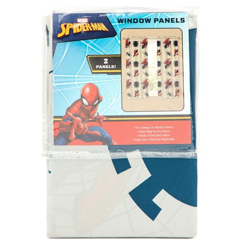 Spider man window drapes - spider-man,