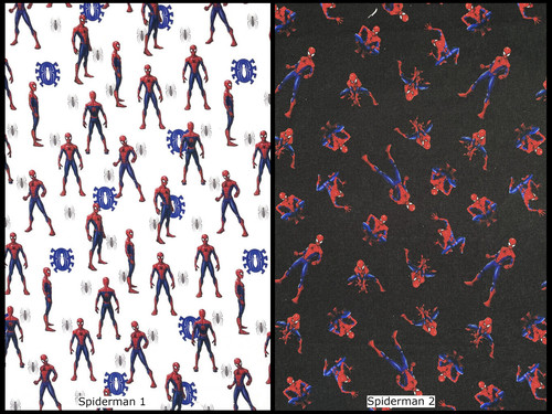 Cotton fabric spiderman - fabric,